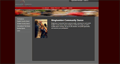Desktop Screenshot of binghamtondance.org